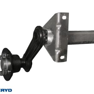 Axel Obromsad 1000kg 1700/2150 4x100 vattentät