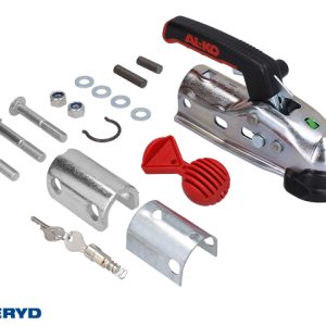 Kulkoppling 1600 kg AL-KO AK161 inkl. lås. Ø35/45/50 rör. Korsad/horisontal hålbild