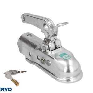 Kulkoppling 1200 kg, Ø50mm rör, Korsad hålbild CC=40