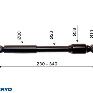 Påskjutsdämpare passar till AL-KO 120SR / SR1 / SV utf. B, CC=230/345