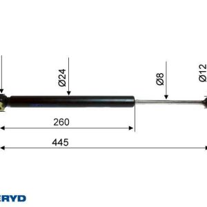 Påskjutsdämpare passar till AL-KO 60S CC=445
