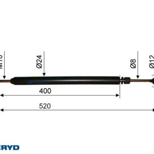 Påskjutsdämpare passar till AL-KO 150V; CC=520