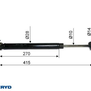 Påskjutsdämpare passar till AL-KO 2,8VB;351VB CC=415