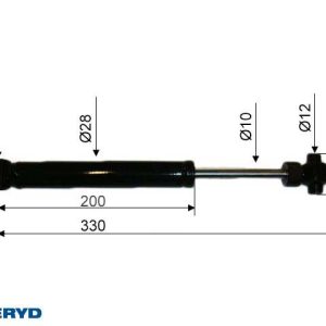 Påskjutsdämpare passar till AL-KO 131 R -92, CC=330