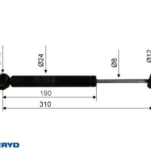 Påskjutsdämpare ZAF 1,5-2/1,6-3; CC=310