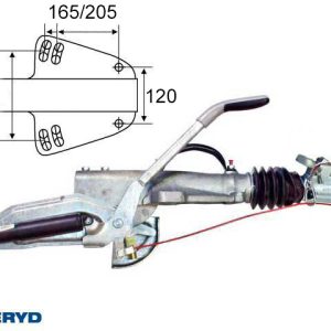 Påskjutsbroms Knott/Avonride KFG35-D, utf. GF, 2.700-3.500kg