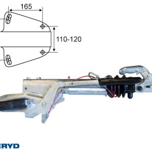 Påskjutsbroms Knott KF27-A1, utf. GF 1600-2700kg