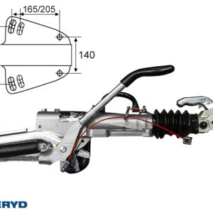 Påskjutsbroms Knott KFG35-D 2.700-3.500kg