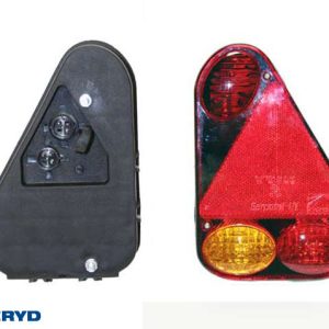 Baklampa Aspöck Earpoint III Hö 146x220x53 reflex. Bajonettanslutning 4(5)-pol.