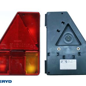 Baklampa Aspöck Earpoint I Vä 180x255x83 reflex. Bajonettanslutning, 5-pol.