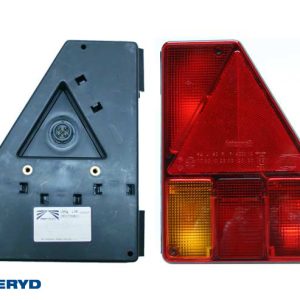 Baklampa Aspöck Earpoint I Hö 180x255x83 reflex. Bajonettanslutning 4(5)-pol.