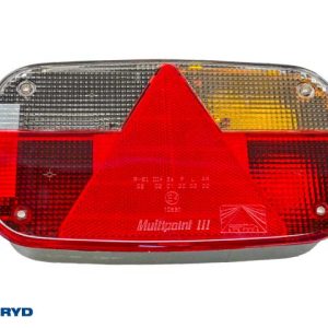 Baklampa Aspöck Multipoint III Hö 244x138x60, 5-polig bajonettansl 4(5)pol, inkl glödlampor