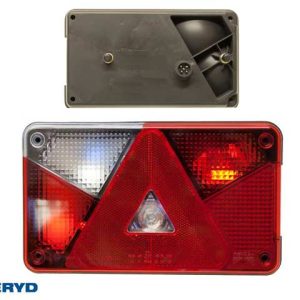 Baklampa Aspöck Multipoint 5 Vä 238x140x55, bajonettanslutning 5-pol.