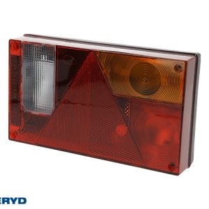 Baklampa Aspöck Multipoint 1 Hö 240x140x52 reflex. Kabelgenomföring. Backljus