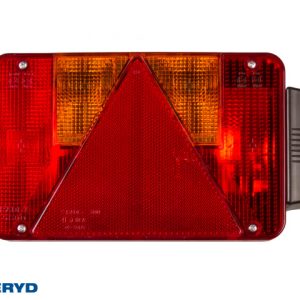 Baklampa Radex 5800 Vä 220/250x140x60 med skyltbelysning och dimljus. Bajonettanslutning