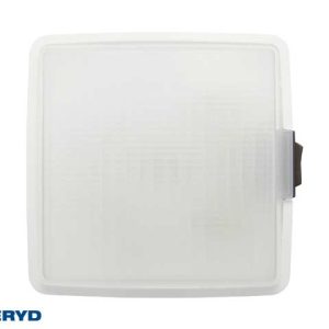 Innerbelysning 125x125x61 vit med tryckknapp