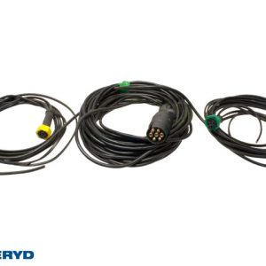 Huvudkabel 7-pin, 7,1m + 2x4,8m, dimljus