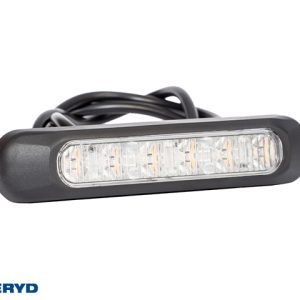 LED Varningsljus 132,2x28,2x28mm gul 1 m kabel