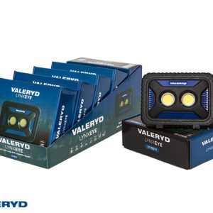 Multi LED Arbetslampa Valeryd med magnethandtag 170x105x45mm 1000Lm Uppladdningsbar (6-pack)