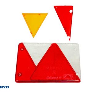 Reservglas Aspöck Multipoint 4 baklampa Vä 200x136x59 med skyltbelysning (till 3010048)