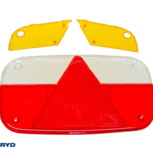 Reservglas Aspöck Multipoint III Baklampa 244x138x60 (till 3010092,93 & 94)