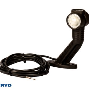 LED Breddmarkeringslykta Aspöck Superpoint III 180x120x56mm Hö/Vä röd/vit/gul, 4m lednings kabel