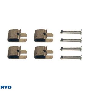 Låspinne & låsbleck till 2 hjul