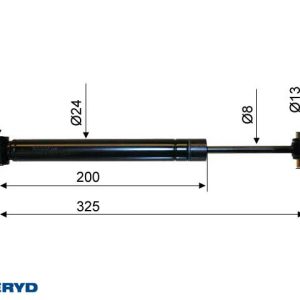 Påskjutsdämpare passar till AL-KO 161VB/VB-2, 365482, CC=325