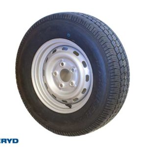 Hjul 165/80R13 Fälg 5x13 Bultcirkel 5x112 Centrumhål 67mm Offset +30 Silver Max 535 kg