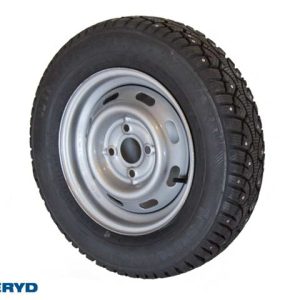 Hjul Hö dubb 155/80R13 Fälg 4.0x13 Bultcirkel 4x100 Centrumhål 57mm Offset +30 Silver; Max 480 kg
