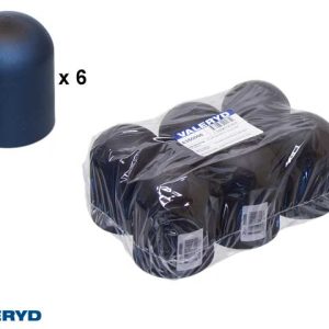 Kulskydd 50mm mjuk svart (6-pack)