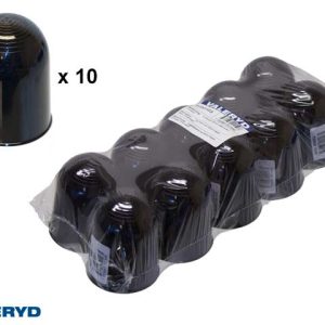 Kulskydd 50mm plast svart (10-pack)