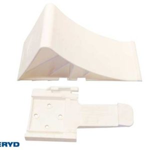 Stoppkloss och hållare 1600kg vit