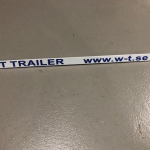 Plast list till registrerings plåts hållaren